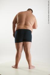 Underwear Man White Standing poses - ALL Overweight Short Black Standing poses - simple Standard Photoshoot Academic